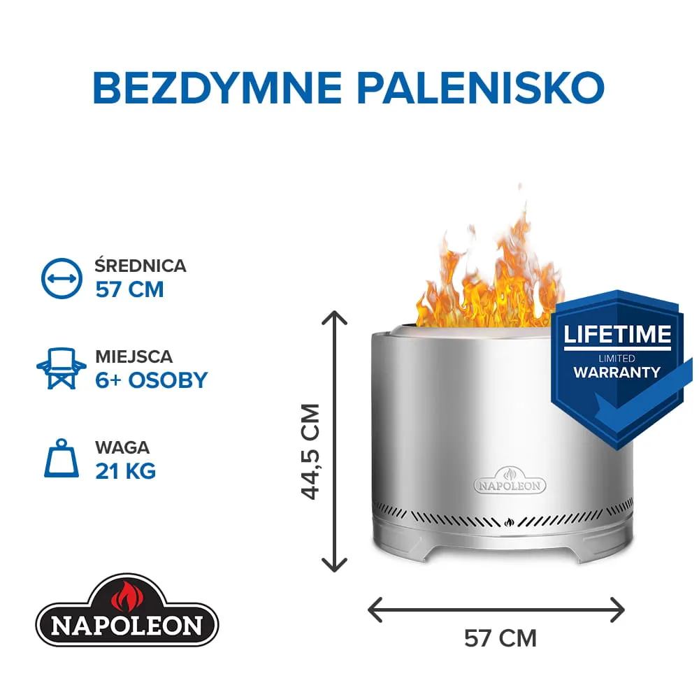 Palenisko napoleon timberwolf stainles steel